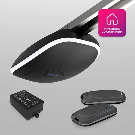 Умный привод для гаражных ворот ALUTECH Левигато Смарт LG‑800‑Sm c Wi‑fi