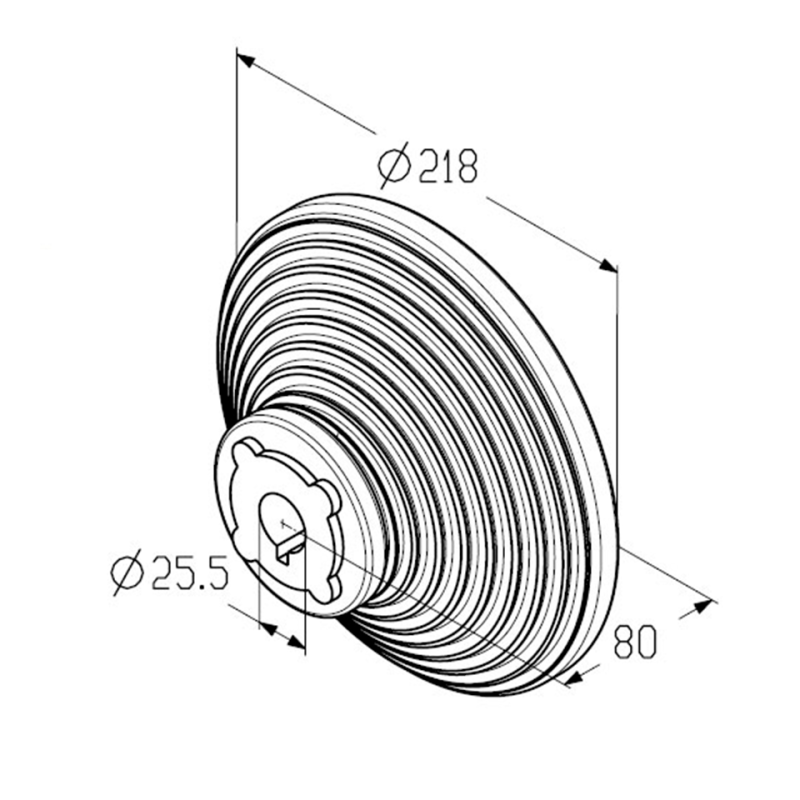 Барабан ALUTECH CD011V