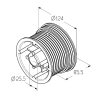 Барабан ALUTECH CD012N