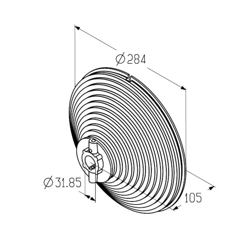 Барабан ALUTECH CD018V-5/4