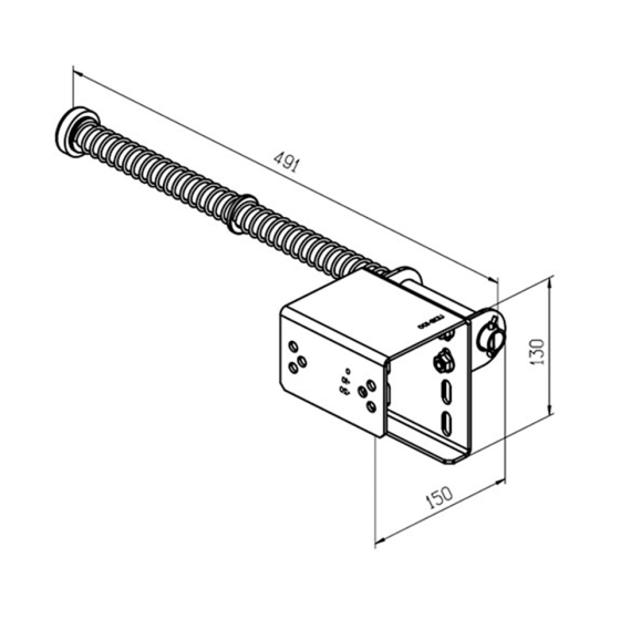 Демпфер ALUTECH SB-485K