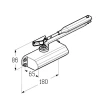 Доводчик дверной ALUTECH Grand F-65