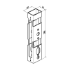 Корпус замка анти-паника ALUTECH PED-2039