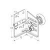Кронштейн боковой левый ALUTECH RBG-700TNL
