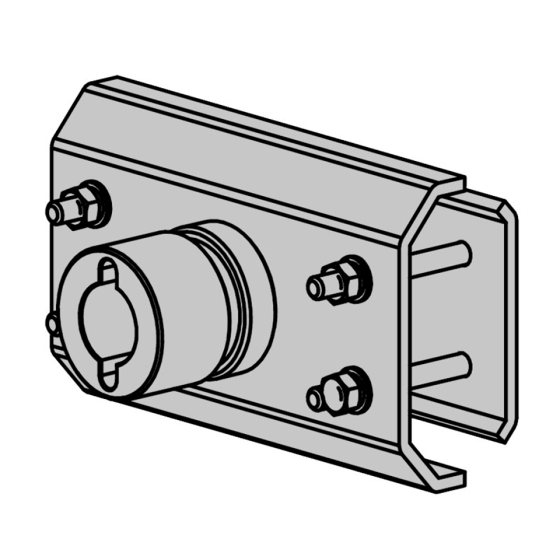 Комплект крепления шлагбаумной рейки AN-MOTORS ASB.6.06-K